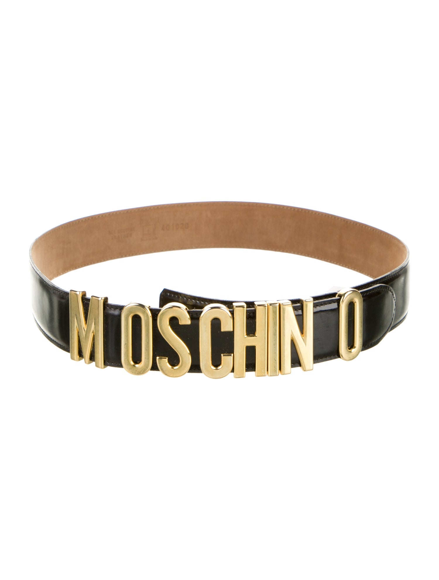 Moschino Leather Waist Belt