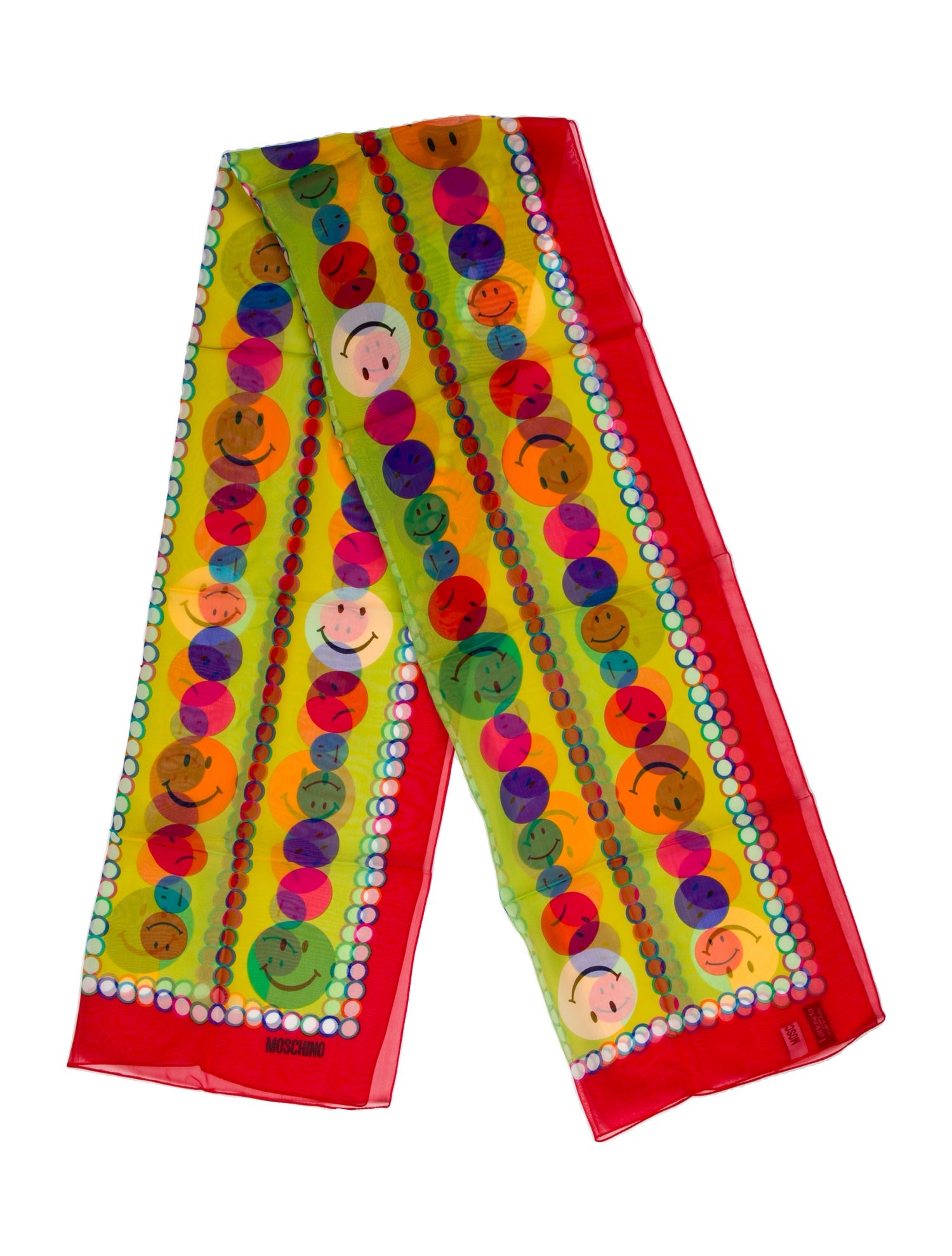 Moschino Silk Printed Scarf