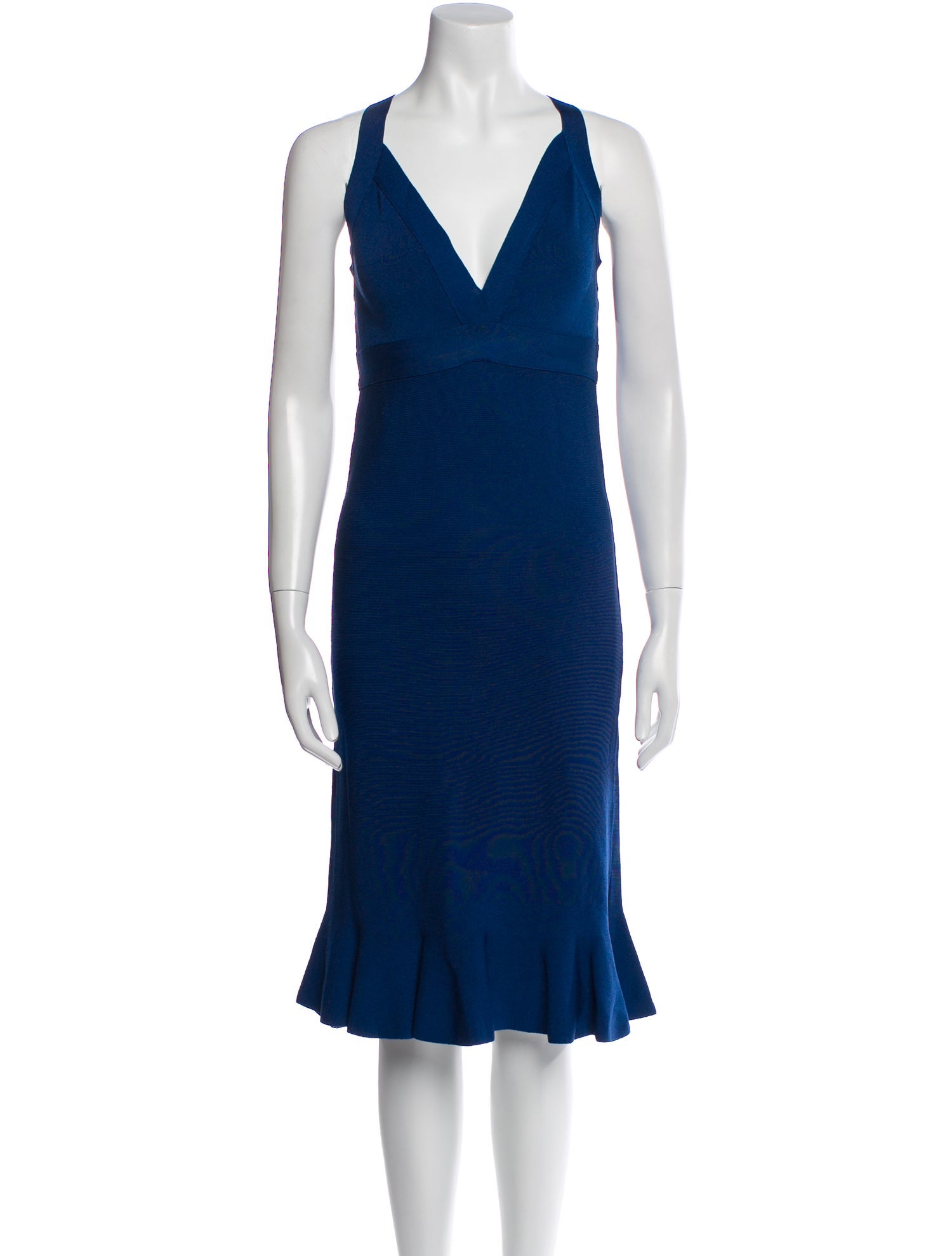 Moschino Virgin Wool Knee-Length Dress