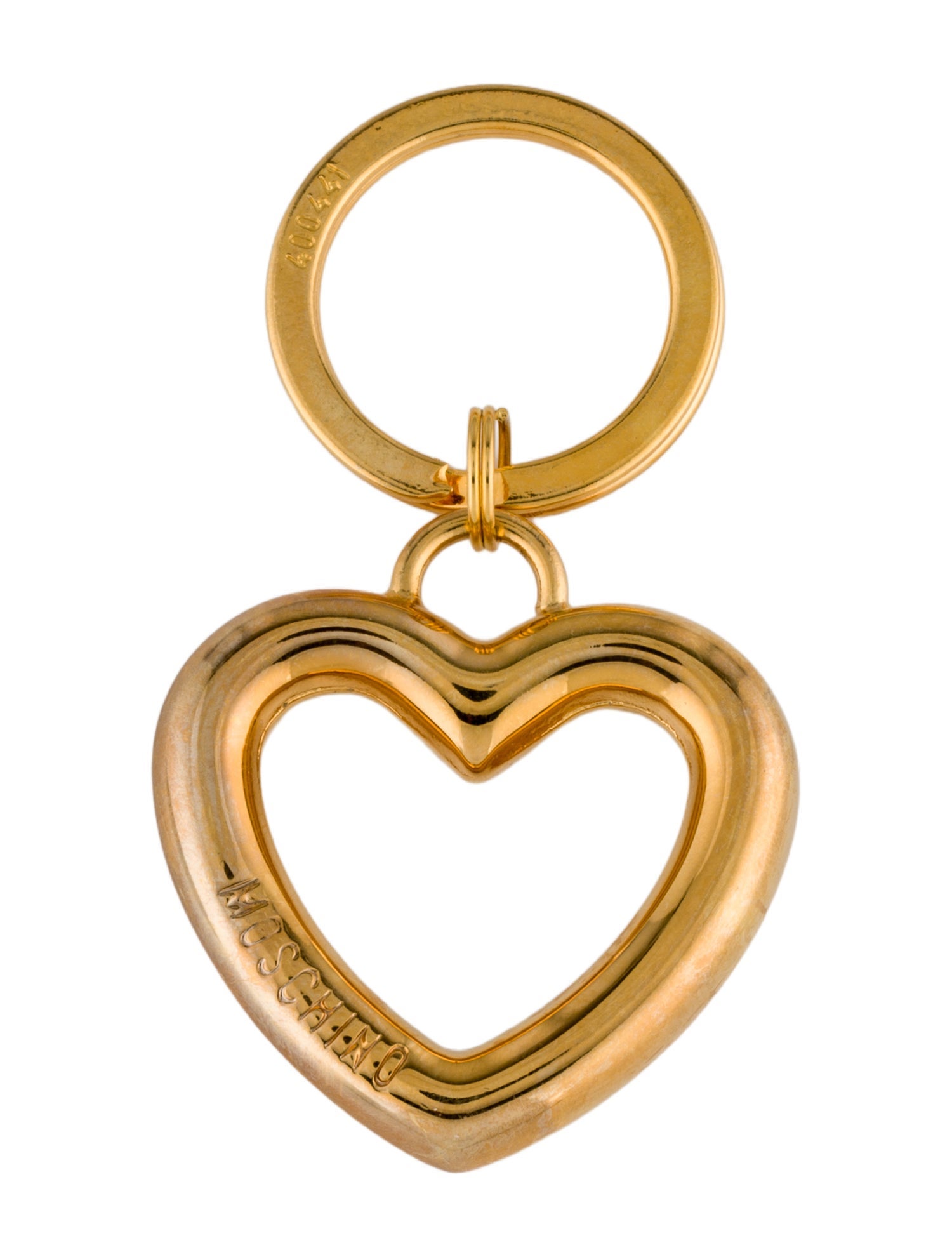 Moschino Heart-shaped Keychain