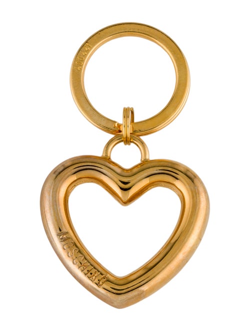 Moschino Heart-shaped Keychain