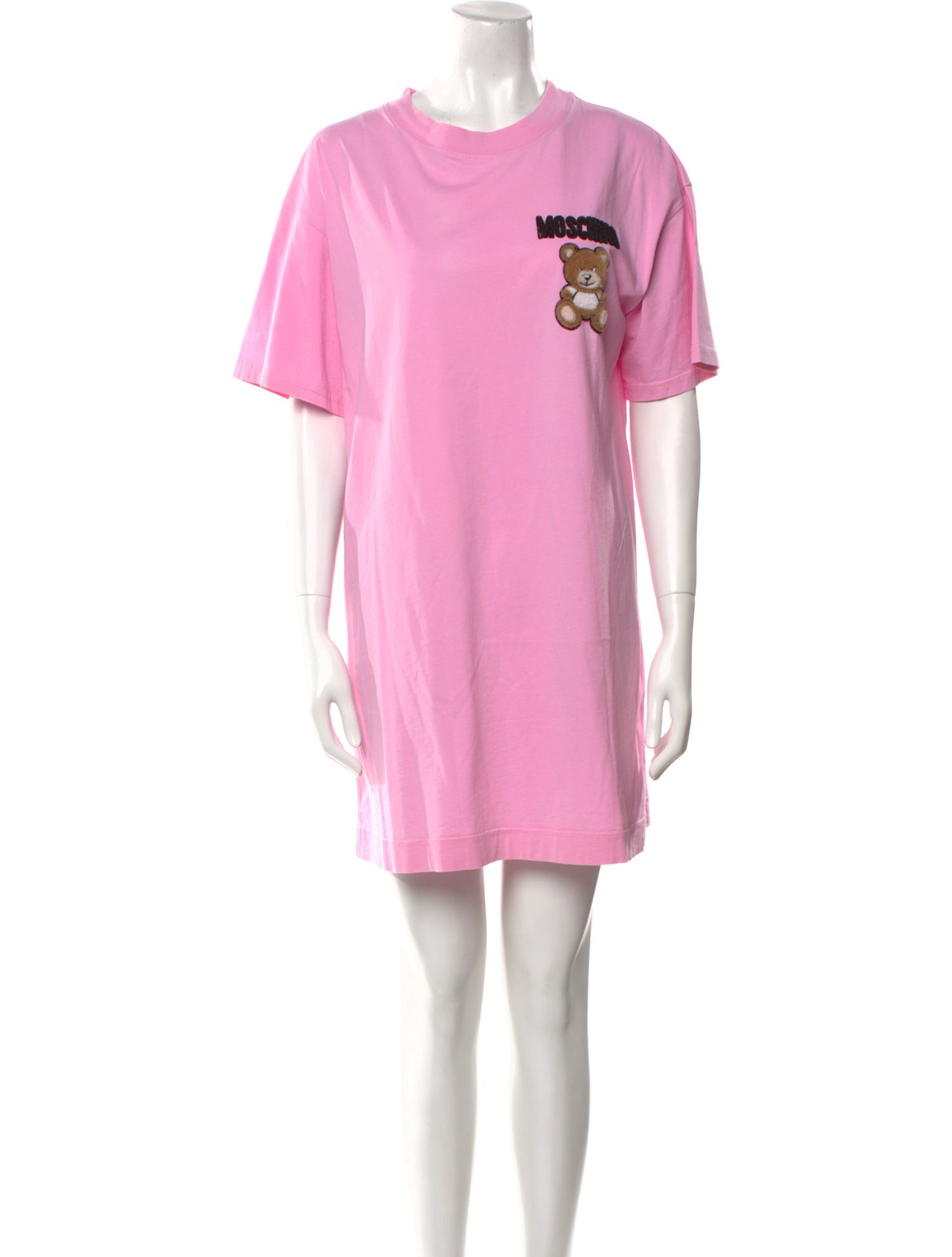 Moschino Crew Neck Mini Dress