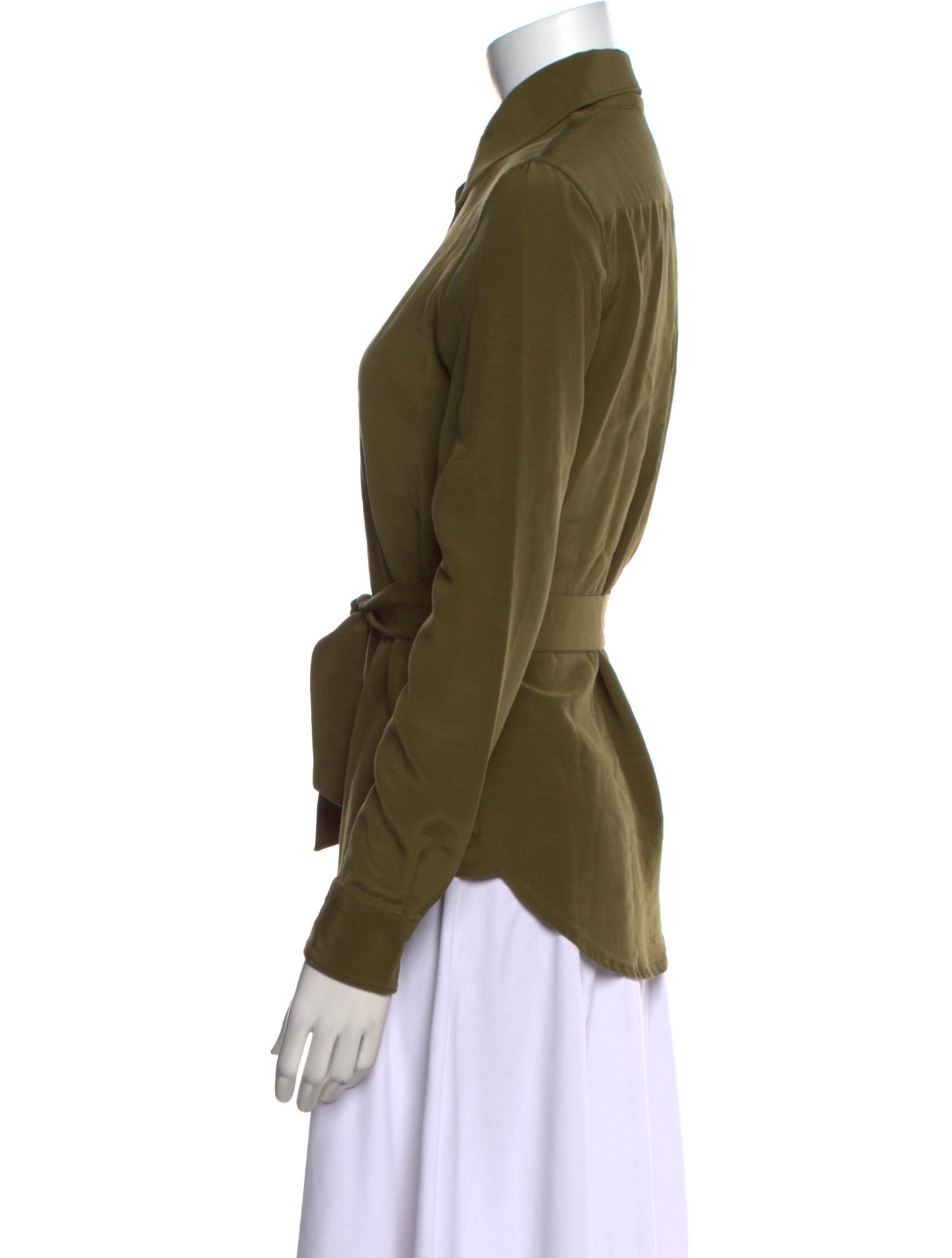 Moschino Long Sleeve Button-Up Top