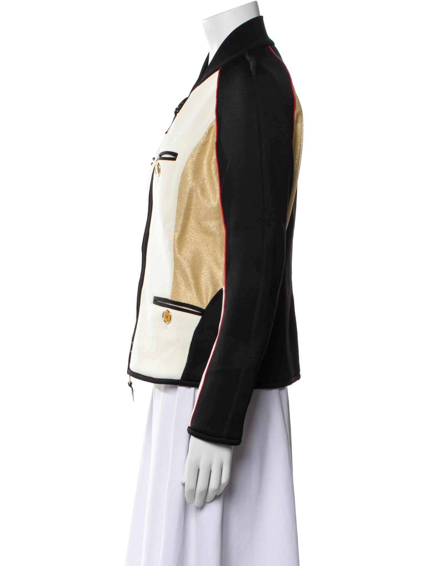 Moschino Colorblock Pattern Jacket w/ Tags