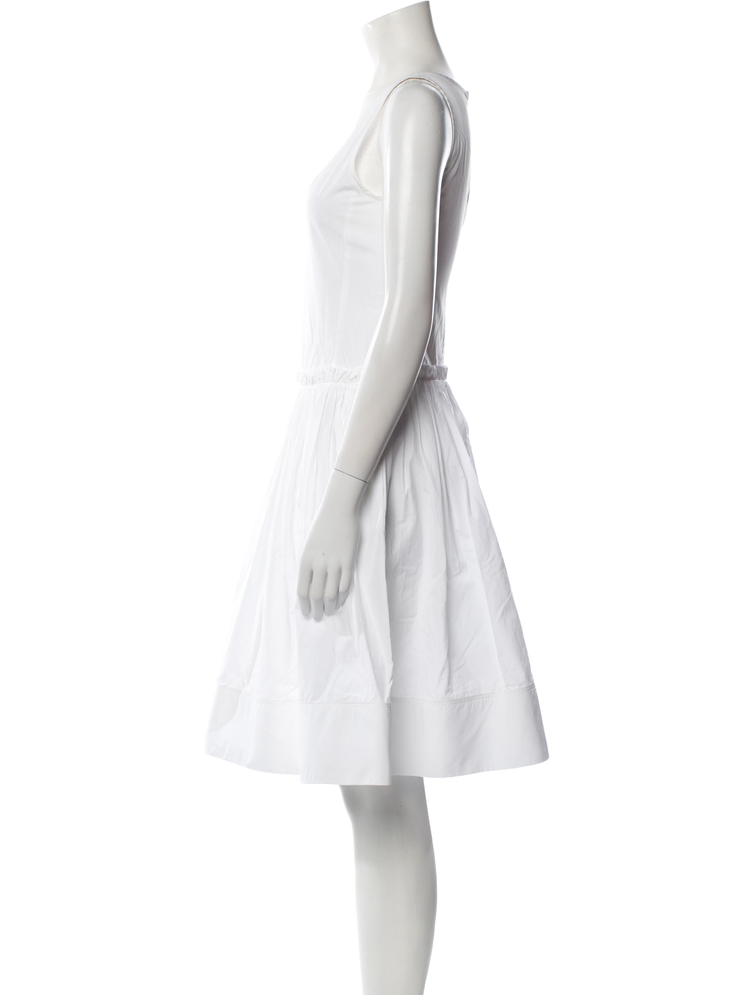 Moschino Scoop Neck Knee-Length Dress