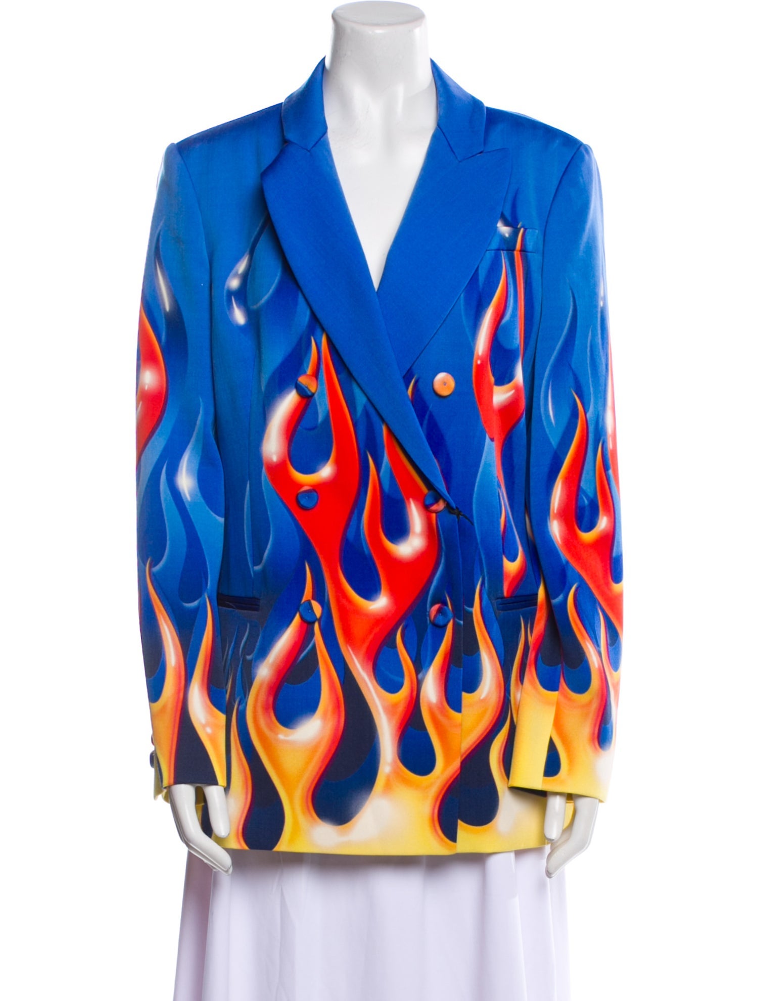 Moschino Wool Printed Blazer w/ Tags