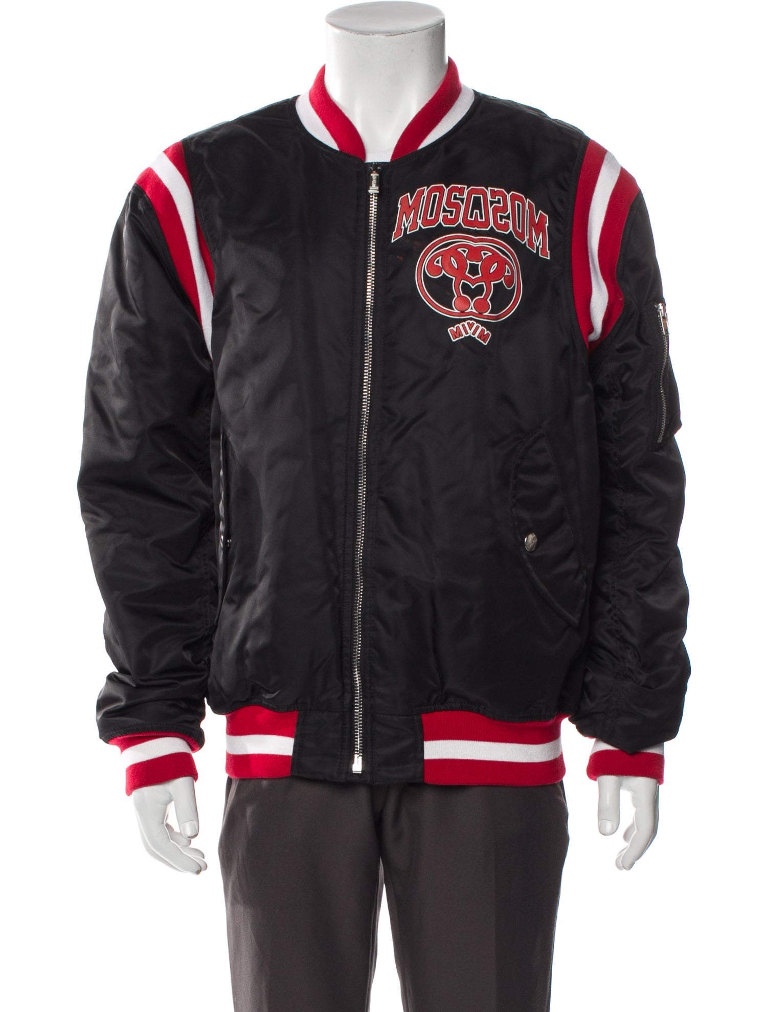 Moschino Graphic Print Bomber Jacket