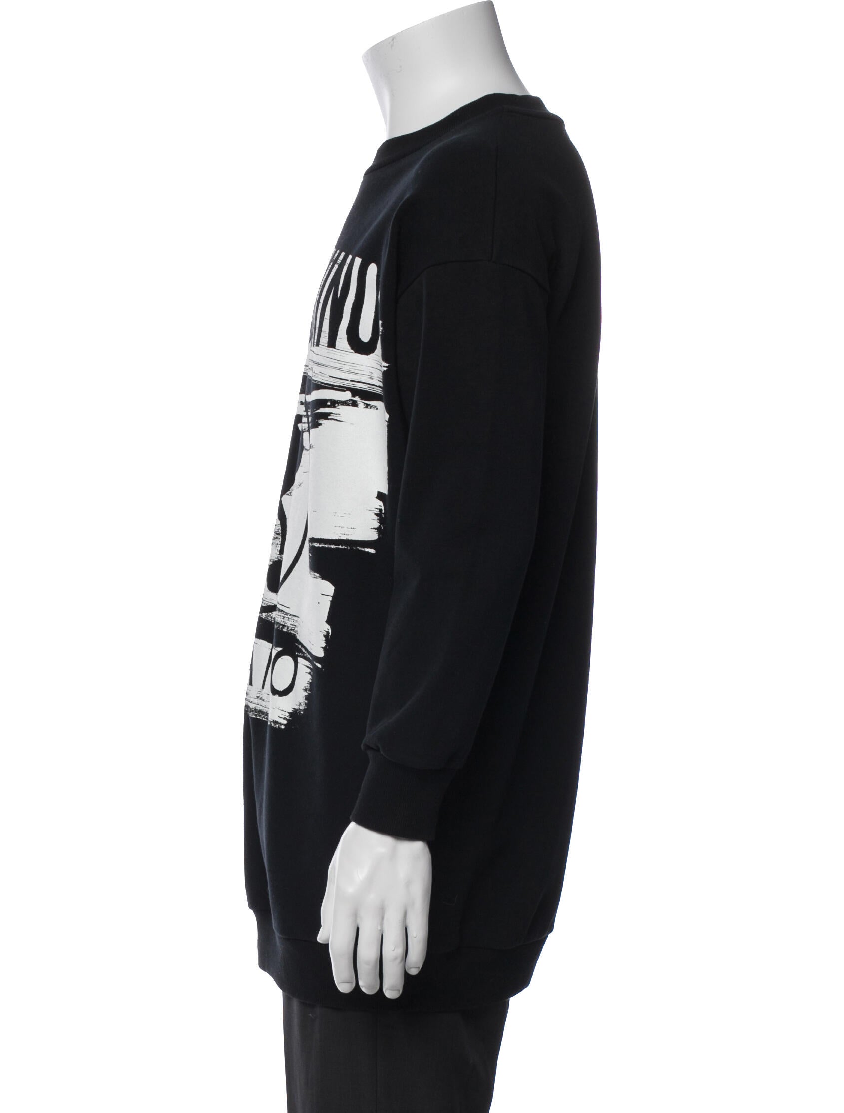 Moschino Graphic Print Crew Neck Sweatshirt