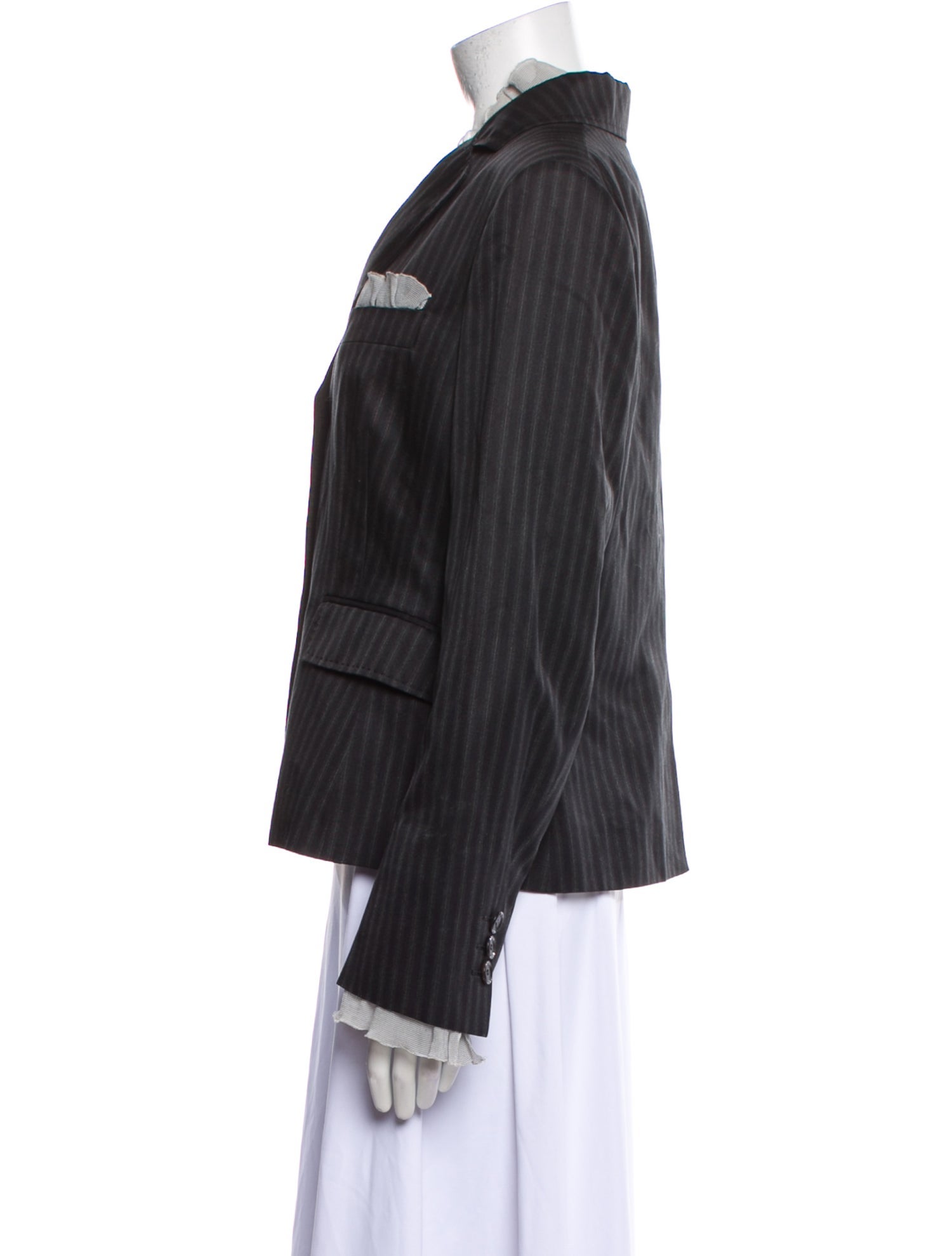 Moschino Silk Striped Blazer