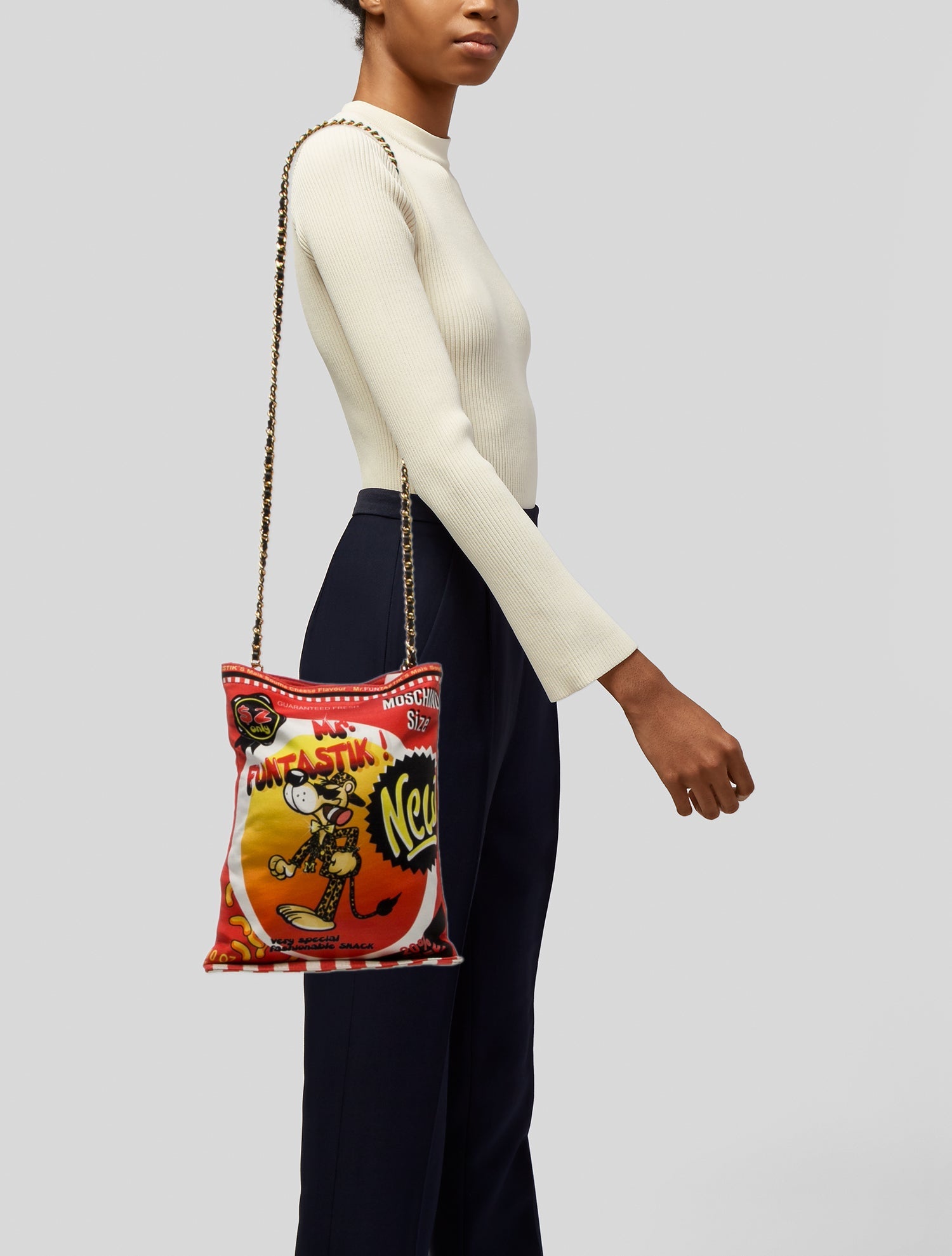 Moschino Canvas Backpack w/ Tags