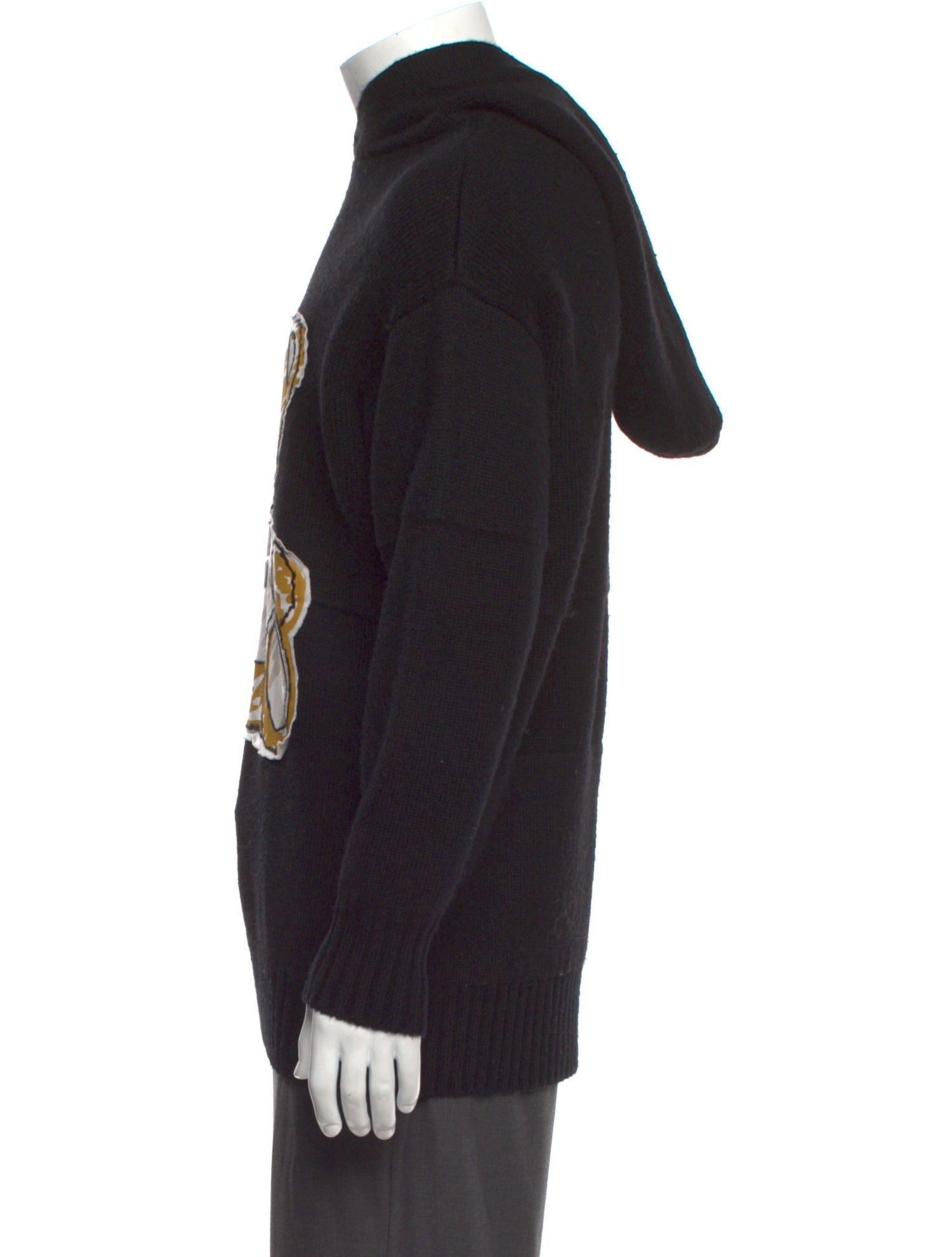 Moschino Virgin Wool Graphic Print Pullover