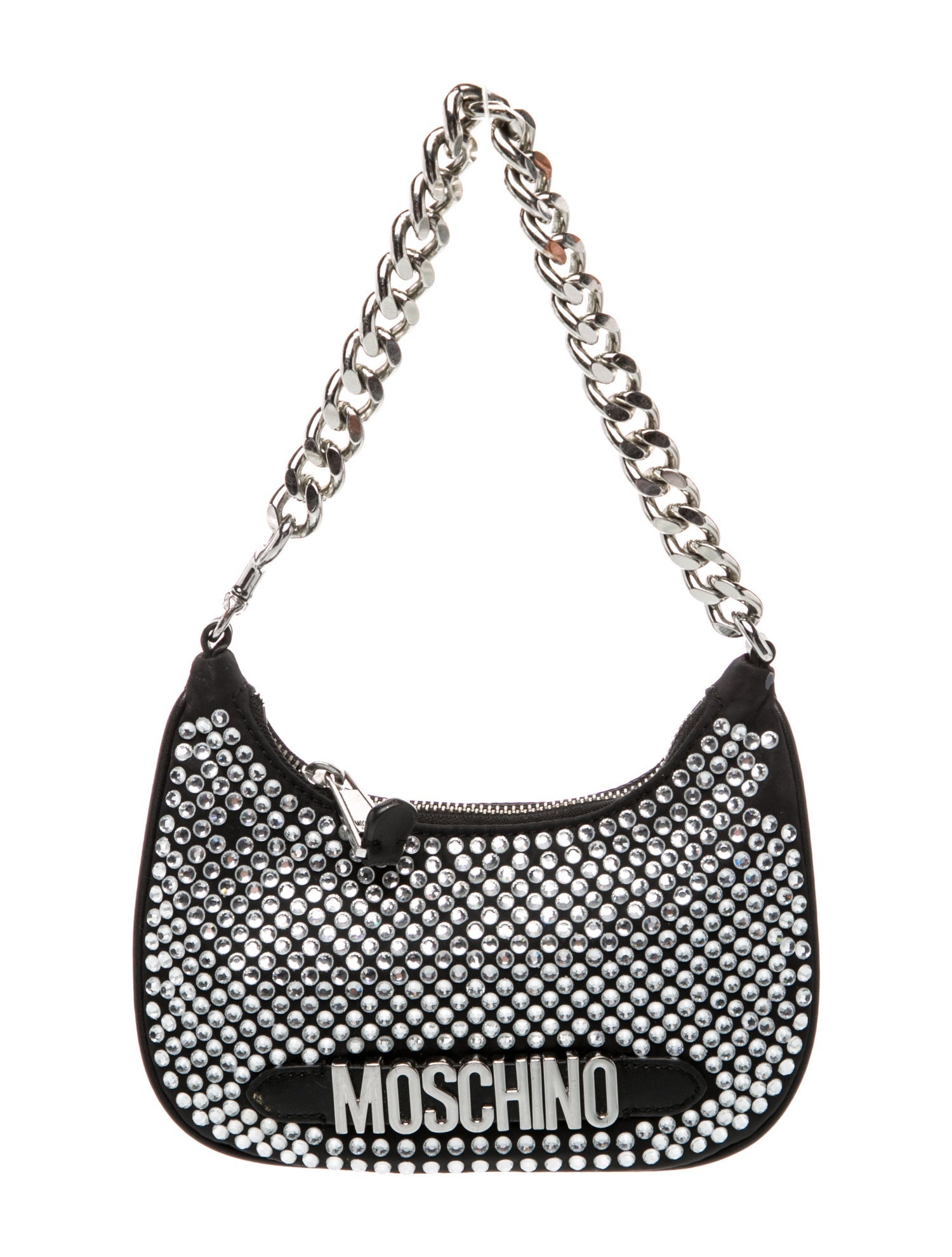 Moschino Nylon Top Handle Bag