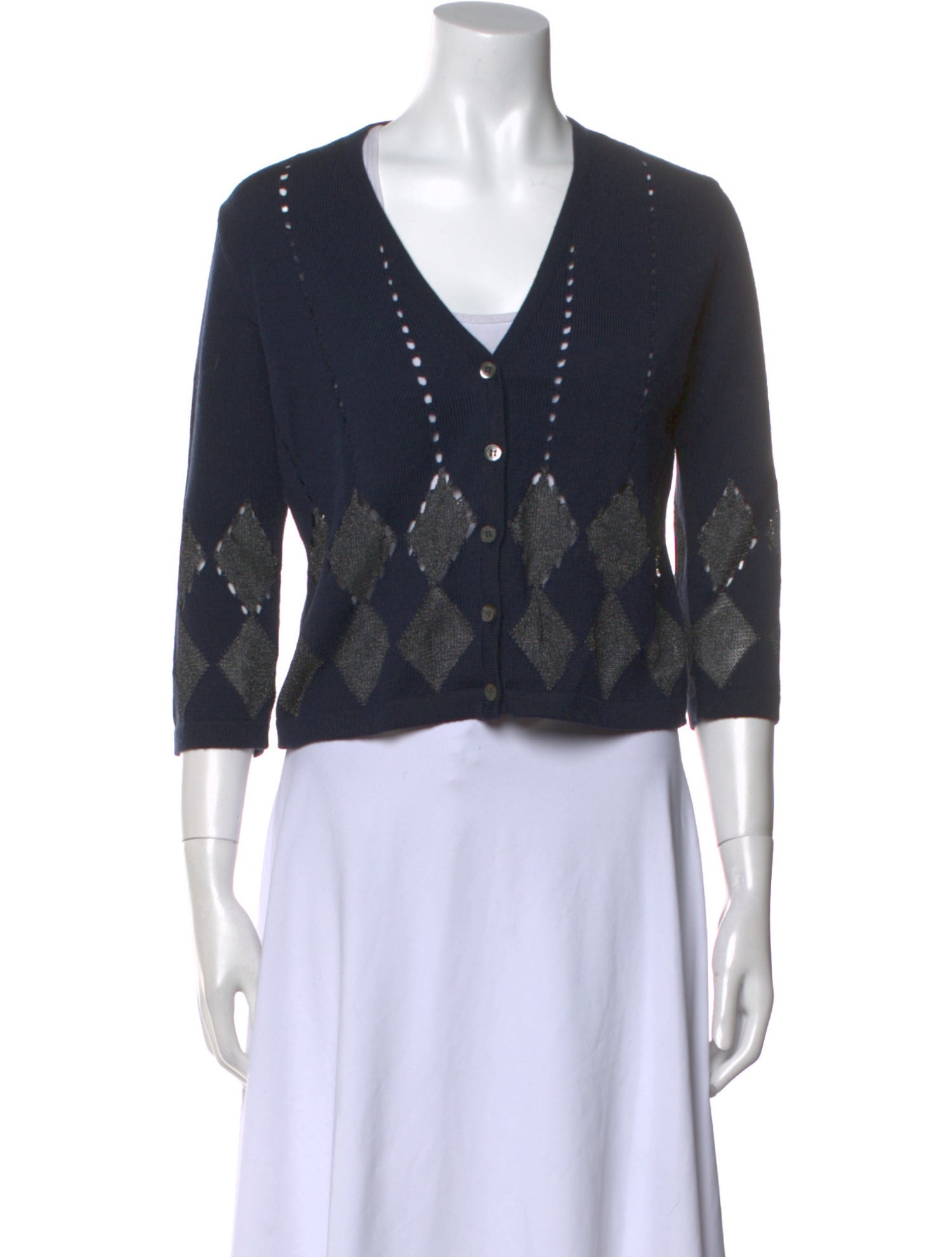 Moschino Virgin Wool Printed Sweater