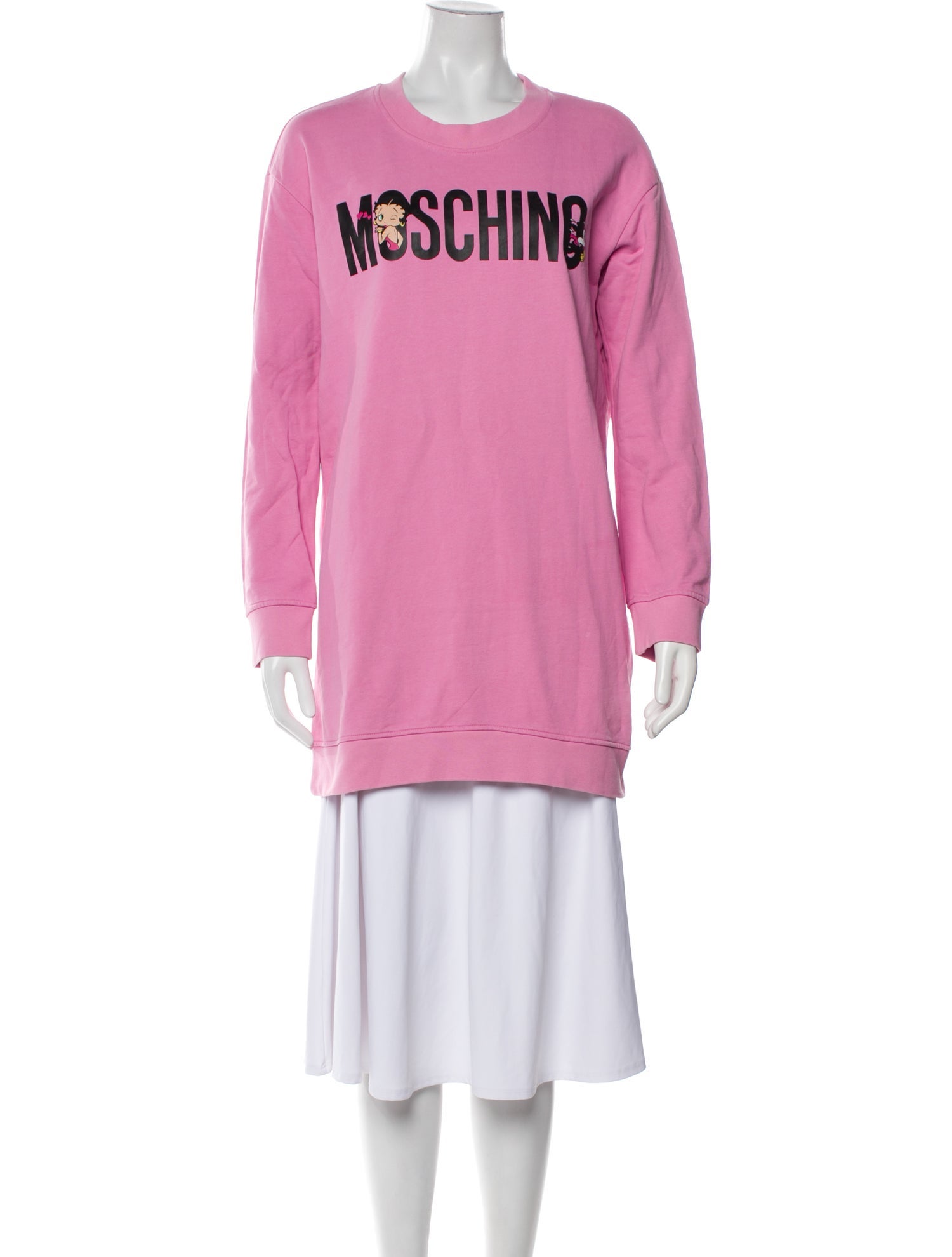 Moschino Couture Crew Neck Mini Dress