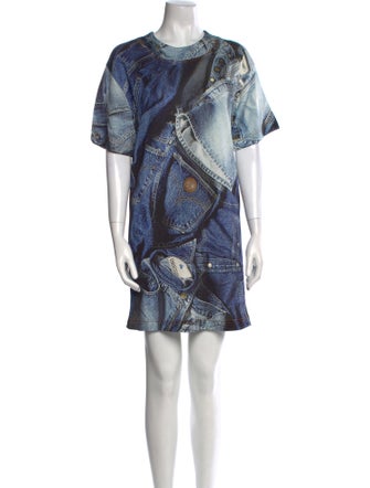 Moschino Printed Mini Dress