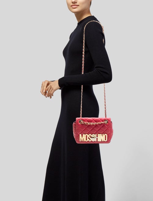 Moschino Leather Shoulder Bag