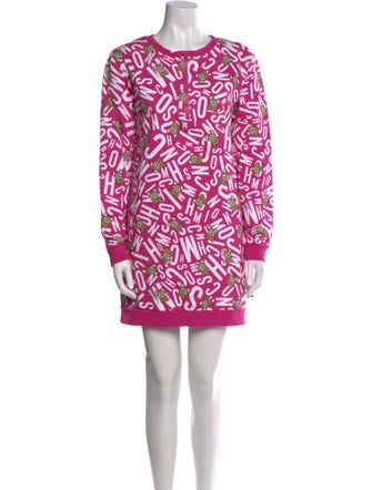Moschino Printed Mini Dress