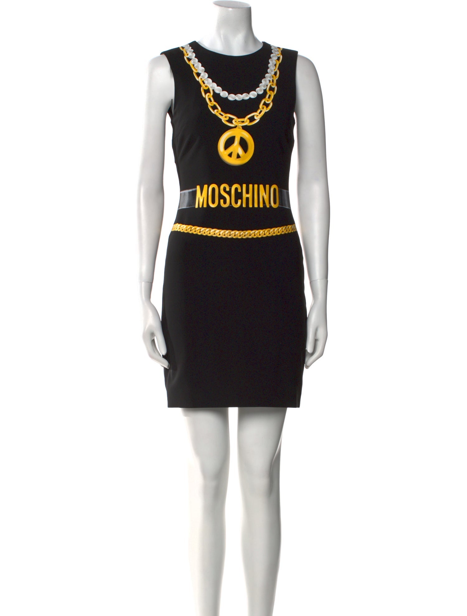 Moschino Couture Printed Mini Dress