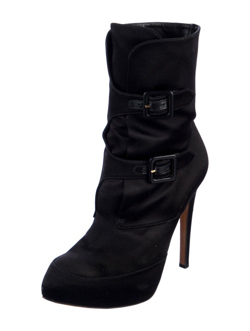 Moschino Satin Sock Boots