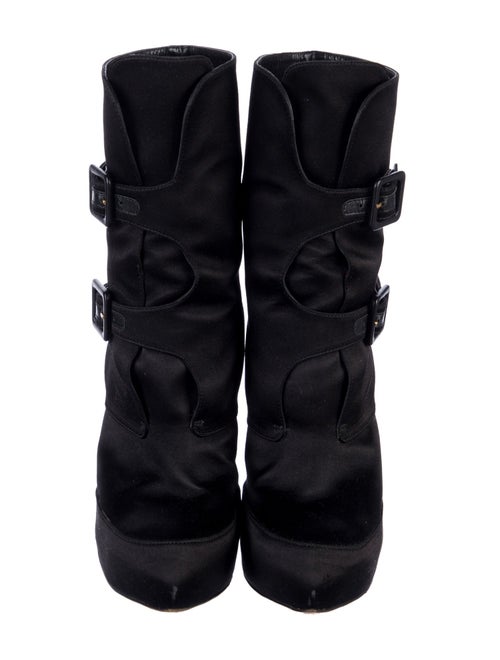 Moschino Satin Sock Boots