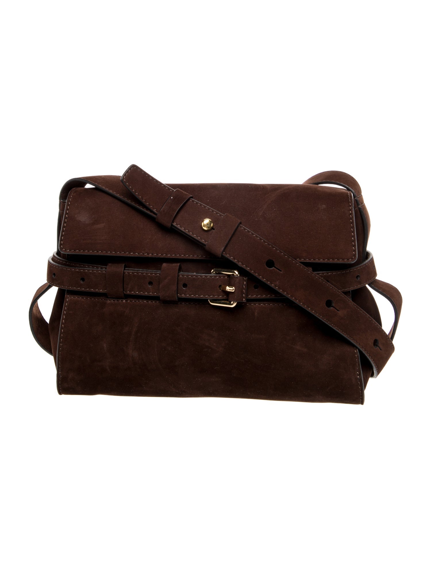 Moschino Suede Shoulder Bag