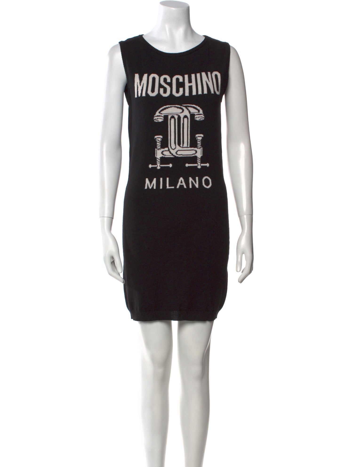 Moschino Virgin Wool Mini Dress