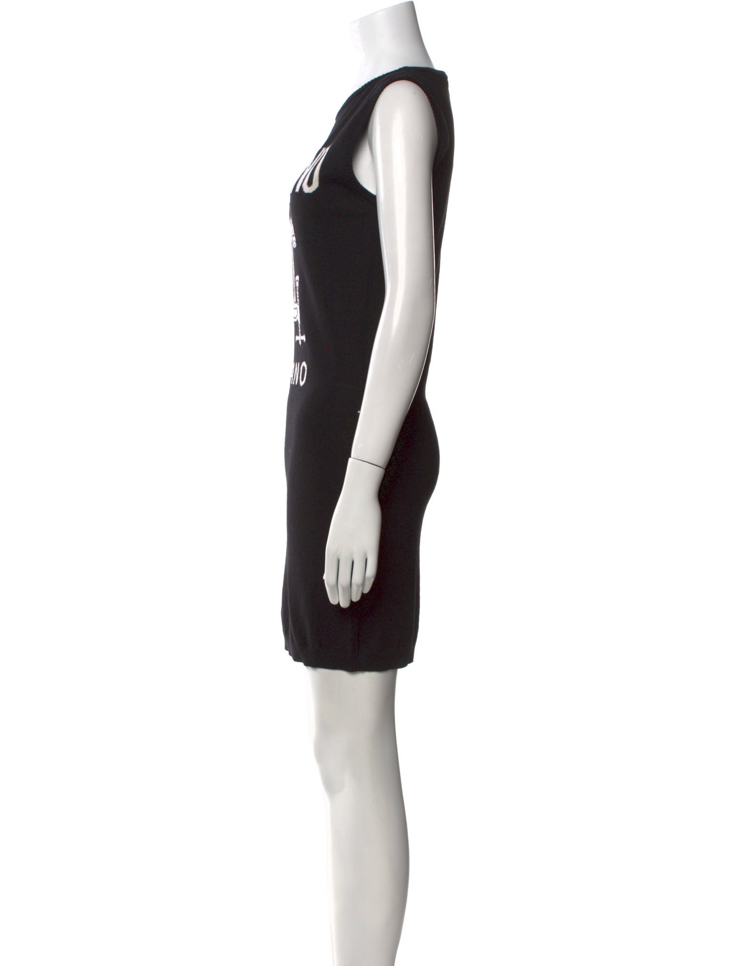 Moschino Virgin Wool Mini Dress