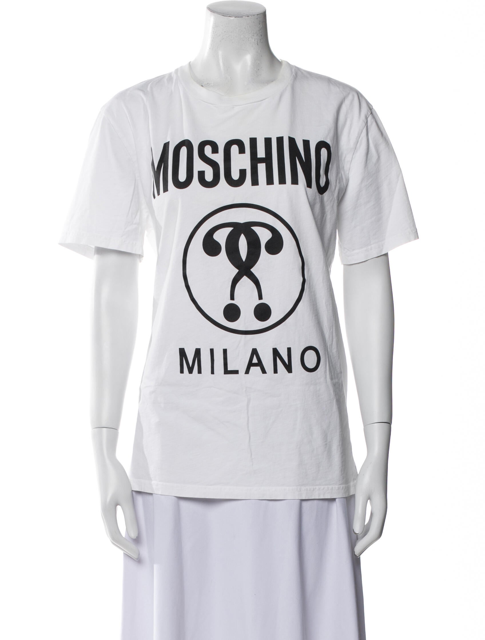 Moschino Graphic Print Crew Neck T-Shirt
