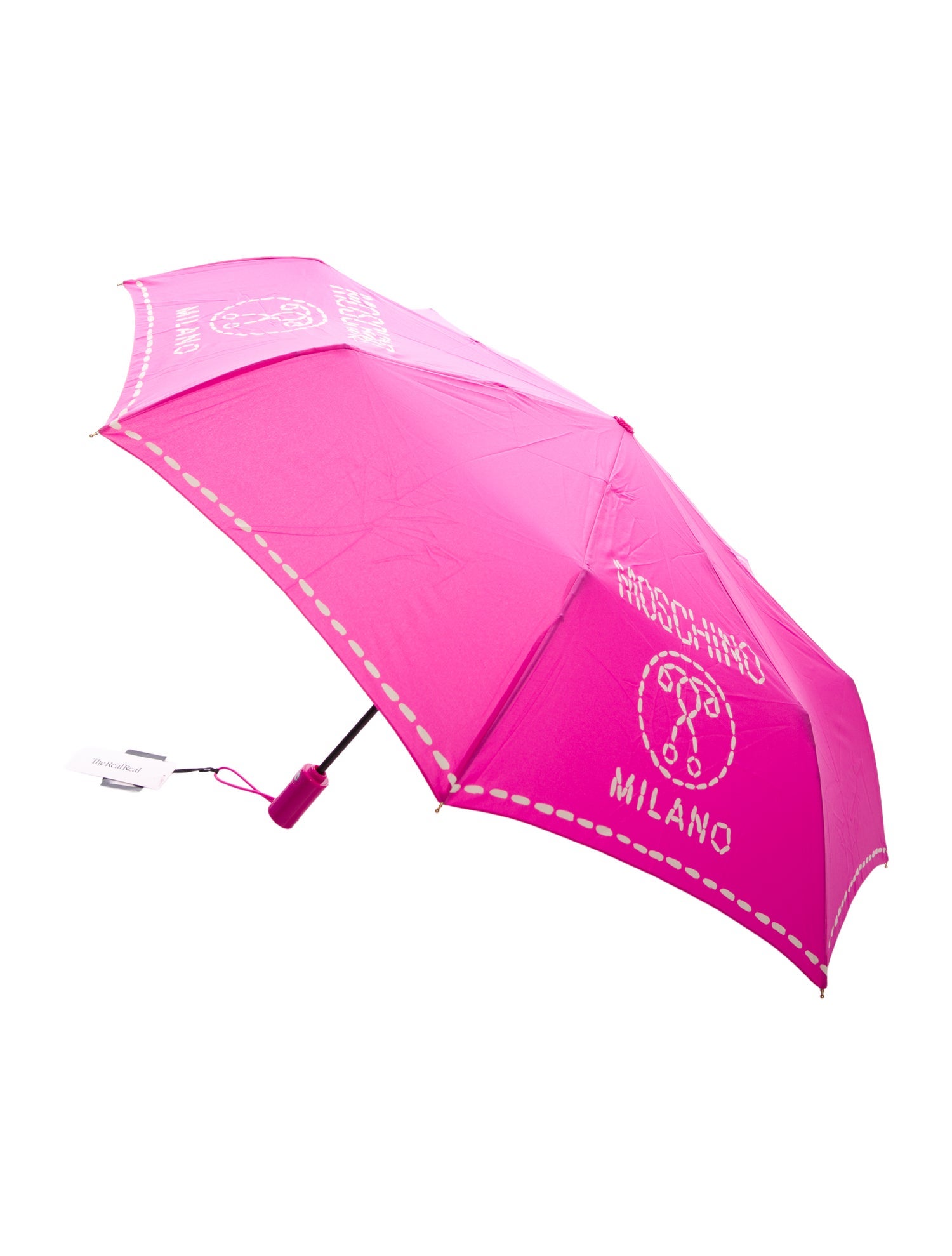 Moschino Synthetic-Blend Pattern Print Umbrella w/ Tags