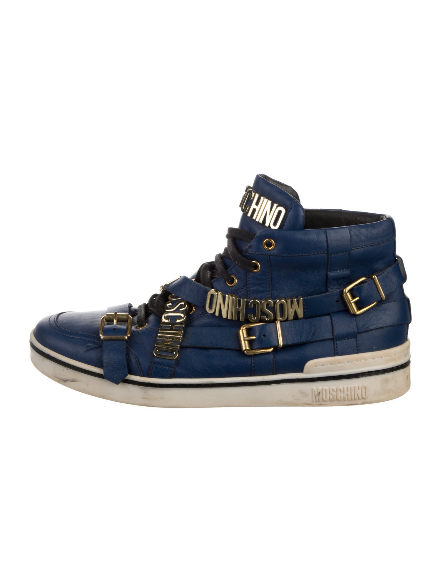 Moschino Leather Sneakers