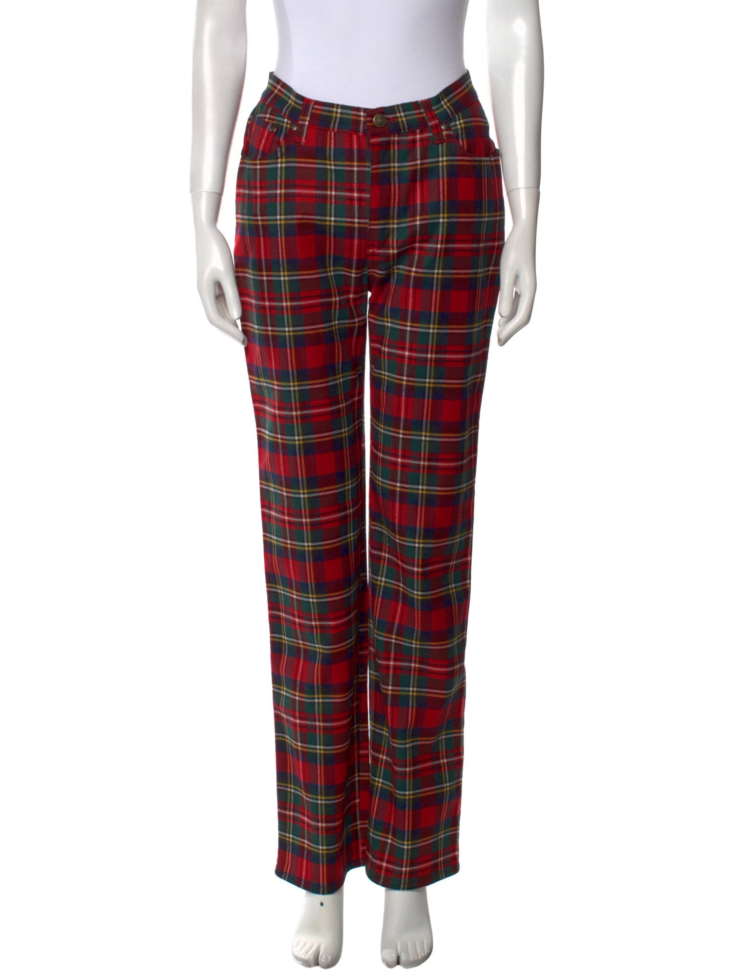 Moschino Wool Straight Leg Pants