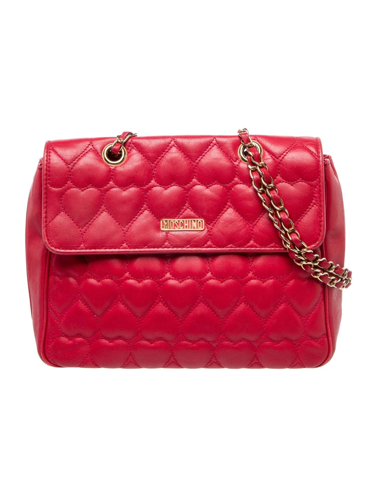 Moschino Leather Shoulder Bag Vintage