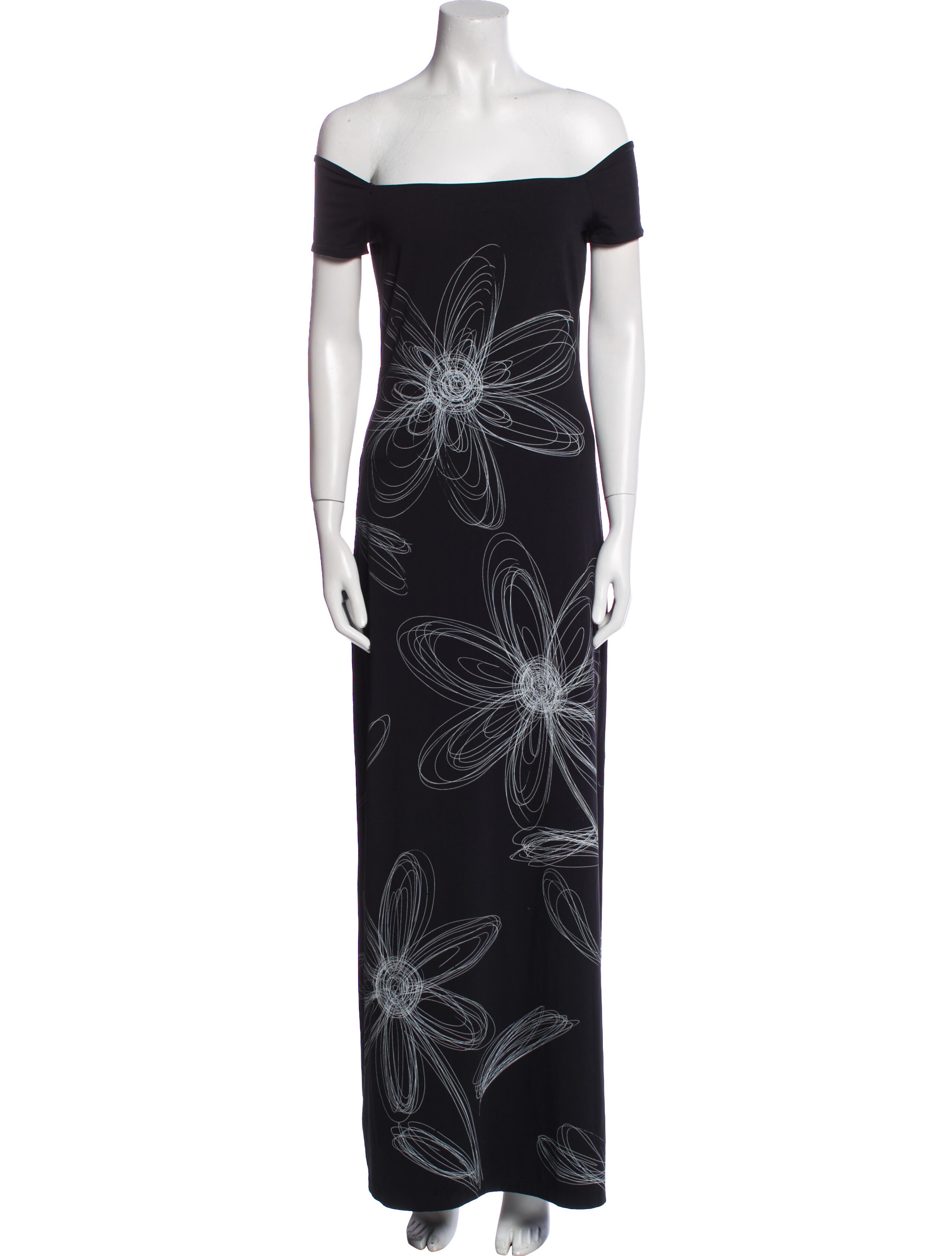 Moschino Printed Long Dress