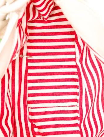 Moschino Jeans Leather Top Handle Bag