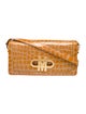 Moschino Embossed Leather Shoulder Bag