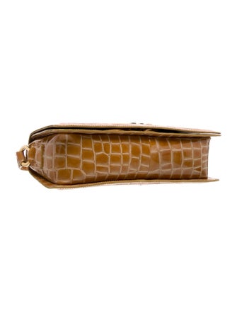 Moschino Embossed Leather Shoulder Bag