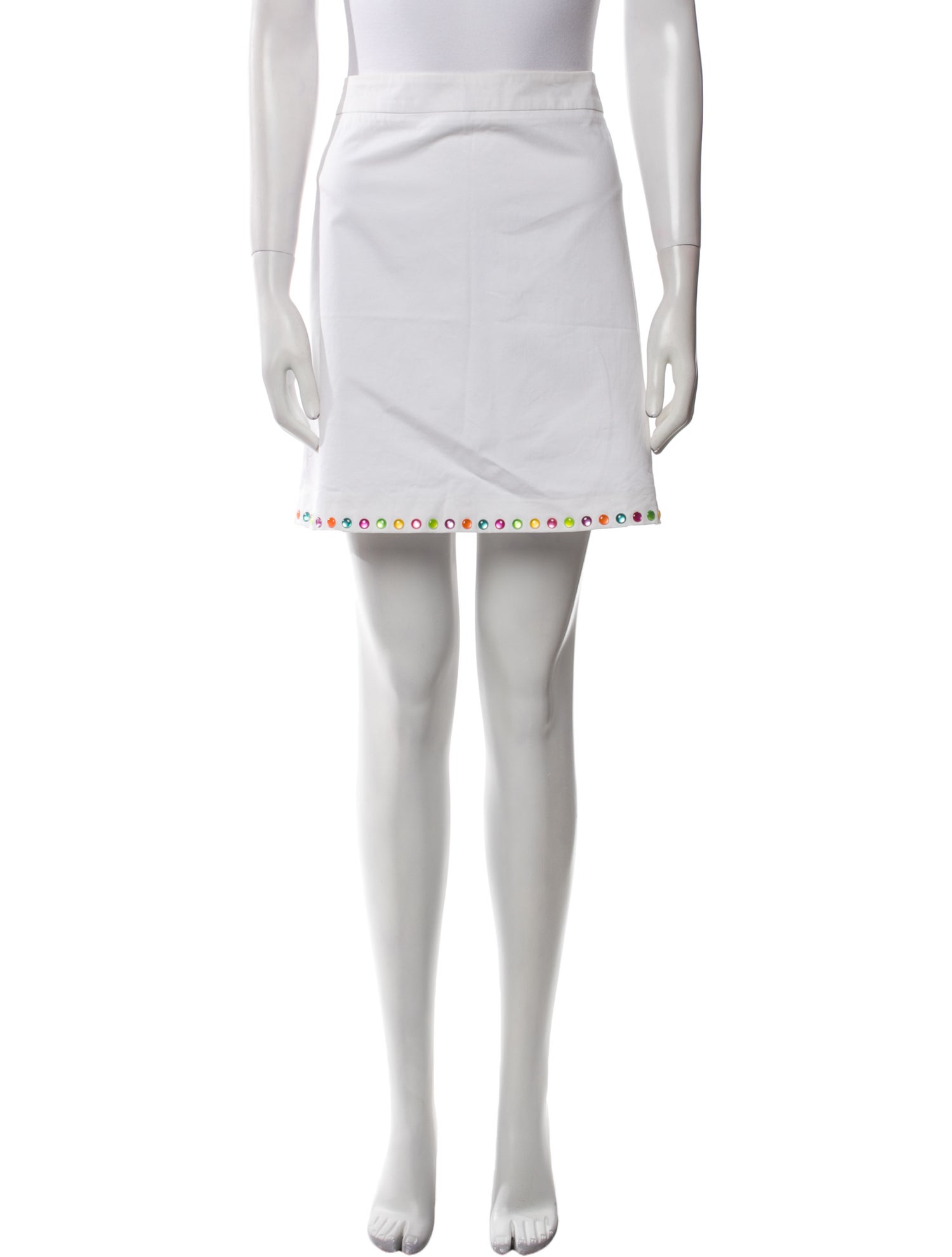 Moschino Studded Accents Mini Skirt