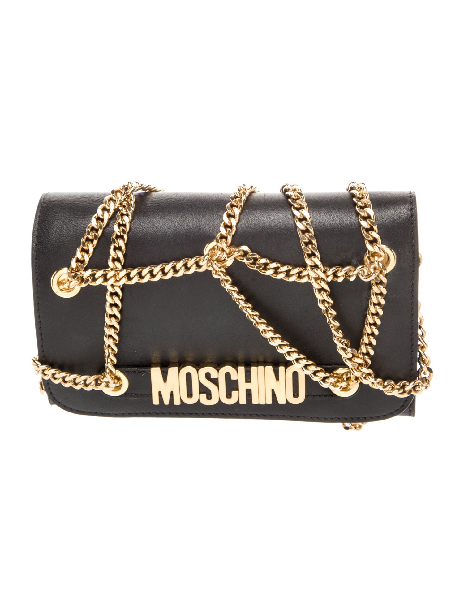 Moschino Leather Shoulder Bag