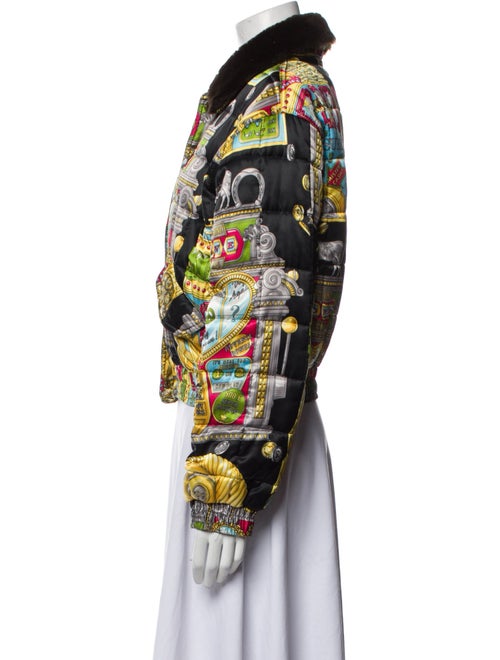 Moschino Printed Bomber Jacket