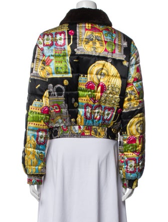 Moschino Printed Bomber Jacket