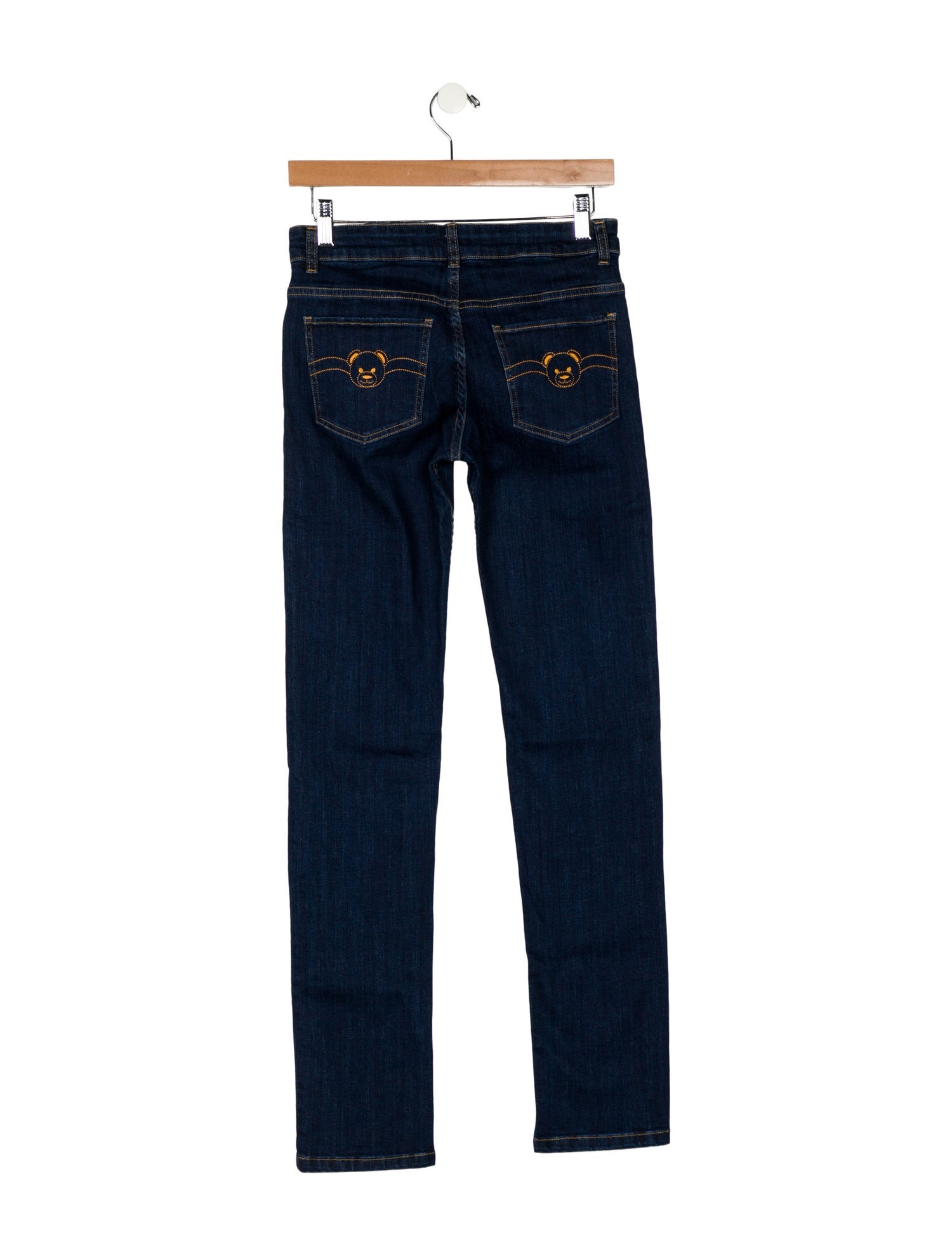 Moschino Mid-Rise Straight Leg Jeans