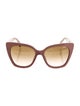 Moschino Cat-Eye Gradient Sunglasses