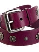 Moschino Leather Studded Accents Waist Belt