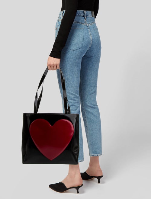 Moschino Patent Leather Shoulder Bag