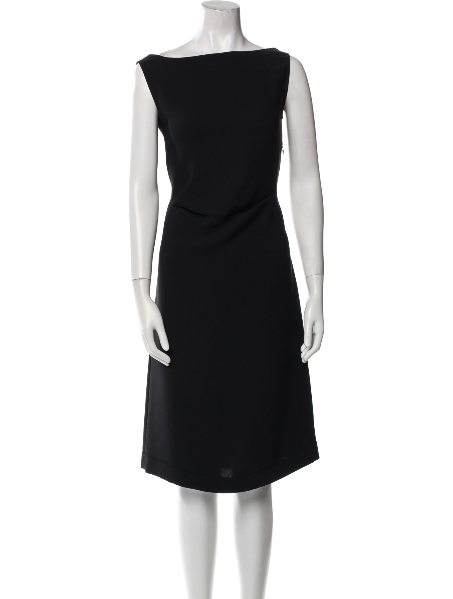 Moschino Bateau Neckline Midi Length Dress