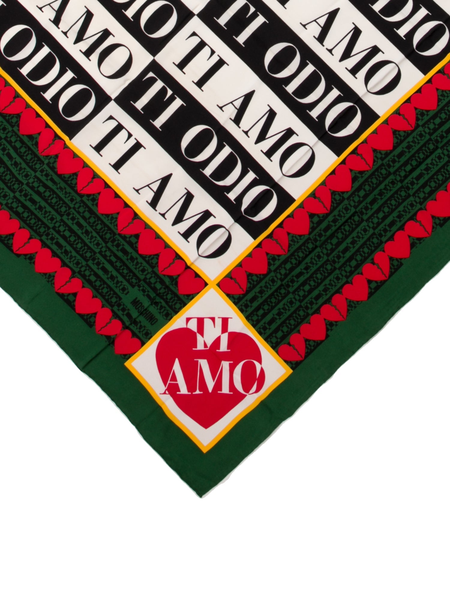 Moschino Silk Vintage Scarf