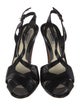 Moschino Leather Slingback Pumps