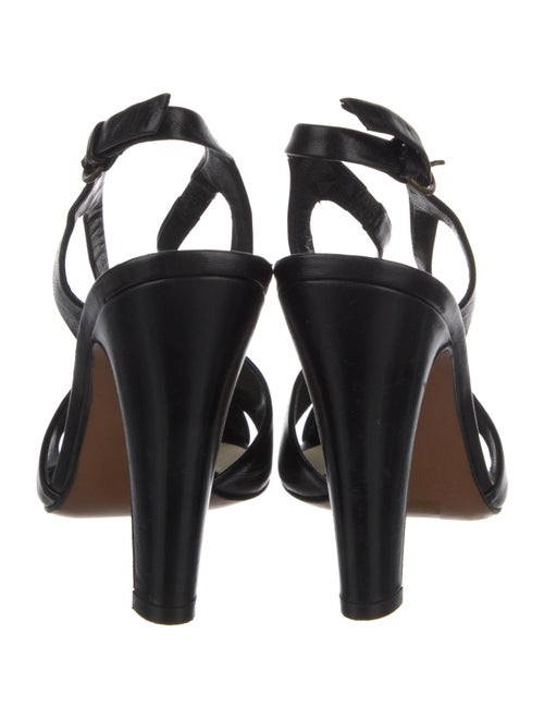 Moschino Leather Slingback Pumps