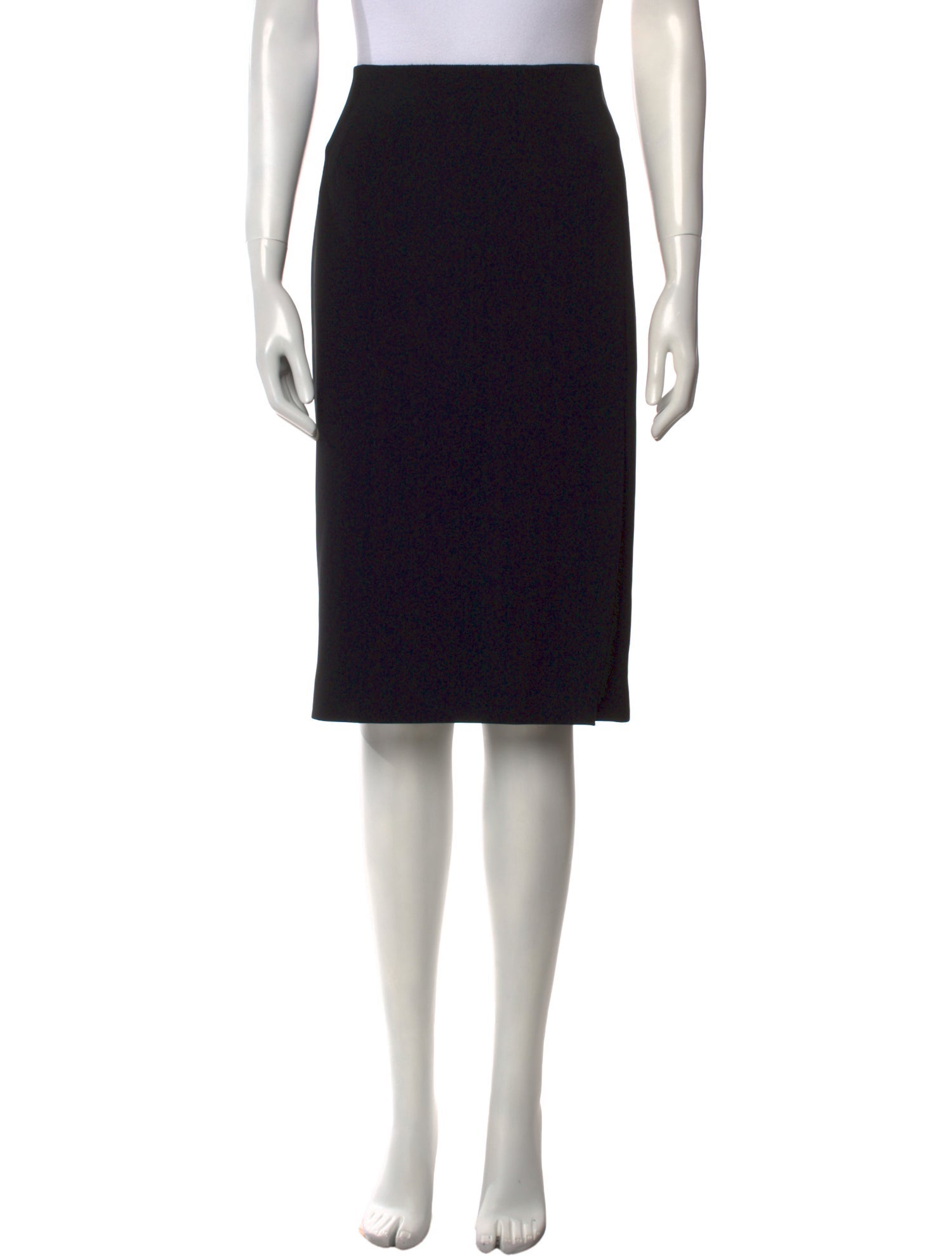 Moschino Pleated Accents Knee-Length Skirt