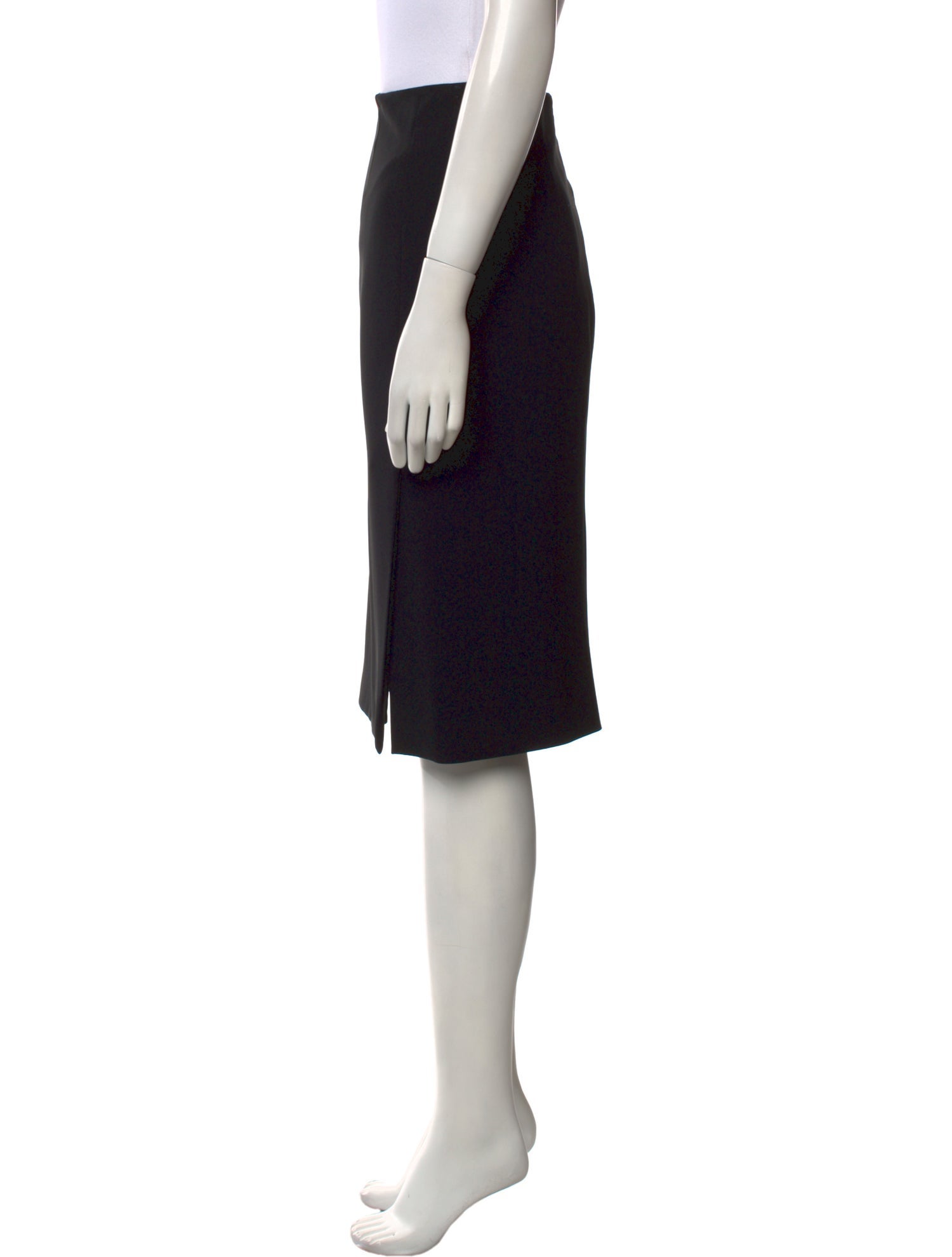 Moschino Pleated Accents Knee-Length Skirt